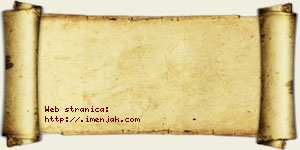 Isak Brošković vizit kartica